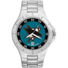 San Jose Sharks Pro Ii Mens Bracelet Watch