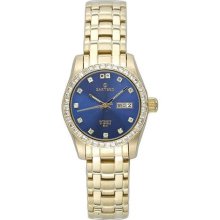 Sartego SGBL68 Gold Tone Stainless Steel Automatic Blue Dial ...