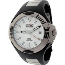 Sector 135 Expander White Dial Rubber Mens Watch 3253135015