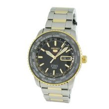 Seiko 5 Sports World Timer Automatic SRP130K1 SRP130 SRP130K Mens Watch