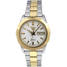 Seiko 5 Two-Tone Automatic Mens Watch SNKG84