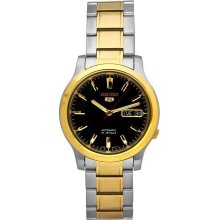 Seiko 5 Two-Tone Automatic Mens Watch SNK794