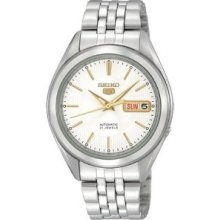 Seiko Men's Snkl17 Stainless Steel Analog With Silver Dial Watch