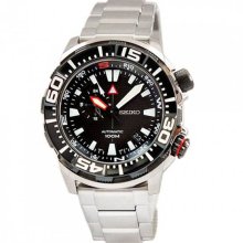 Seiko Men's Stainless Steel Superior Automatic Black Dial SSA049