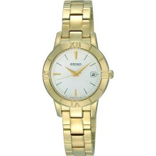 Seiko Neo Classic Sxde40p1 - Gold Plated - Women's Watch 2 Years Warranty