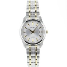 Seiko Silver Dial Two-tone Stainless Steel Ladies Watch SXDE67