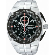 Seiko Sportura Alarm Chronograph Mens Watch SNAD23