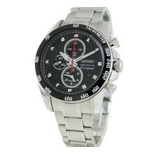 Seiko Sportura Black Dial SNAE69P1 SNAE69 SNAE69P Mens Watch