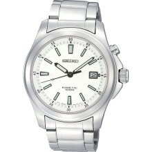 SKA461P1 Seiko Mens Kinetic Watch White Dial SKA461P SKA461