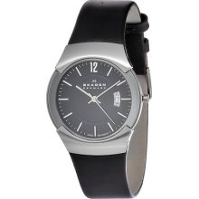 Skagen Black Label Executive Men's Stainless Steel Case Date Watch 981xlslb