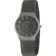 Skagen Denmark Unisex Watch Medium Steel Stretch Mesh-grey 233lmm2m