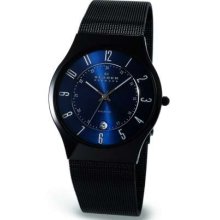 Skagen Mens Black Titanium Strap T233XLTMN Watch