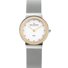 Skagen Round Case Mesh Strap Watch