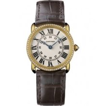 Small Cartier Ronde Louis Cartier Diamond Ladies Watch WR000151