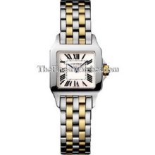 Small Cartier Santos Demoiselle Two-Tone Ladies Watch W25066Z6