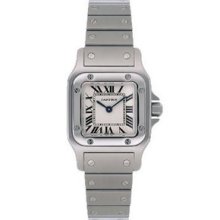 Small Cartier Santos Galbee Steel Ladies Watch W20056D6