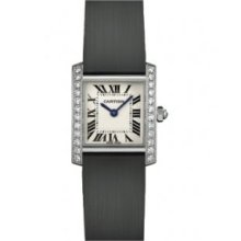 Small Cartier Tank Francaise Diamond Ladies Watch WE100231