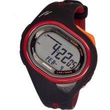 Soma Unisex Running 300 Plastic Watch - Black Rubber Strap - Gray Dial - SOMDWJ22-0003