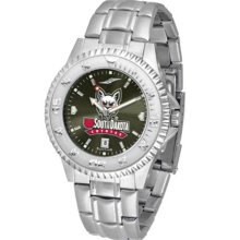 South Dakota Coyotes Mens Steel Anochrome Watch