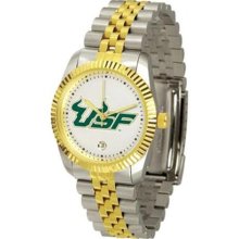 South Florida Bulls USF NCAA Mens Steel Executive Watch ...