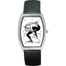 Speed Skate Skating Man Retro Style Unisex Wrist Watch