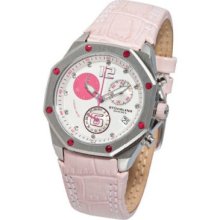 Stuhrling 231cr 1115a80 Lady Nemo Swiss Chrono Swarovski Pink Womens Watch