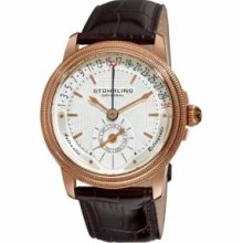 Stuhrling Original 339.3345K2 Mens Saturnalia Magnate Automatic Rosetone Case Watch