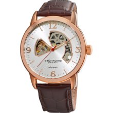 Stuhrling Original Mens 1074 3345k2 Classic Auto Delphi Huntsman Skeleton Watch