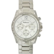 Styleco. Watch, Womens Silver-Tone Bracelet SC1282