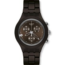Swatch Full-Blooded Brown Mens Watch SVCC4000AG