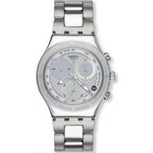 Swatch Oblique end Silver Mens Watch YCS549G