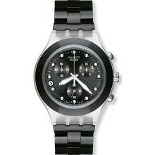 Swatch SVCK4035AG Black Stainless-Steel with Black Dial Men's Watch