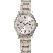 Swiss Army Victorinox Women's Alliance Two Tone Gold Silver Watch 241326