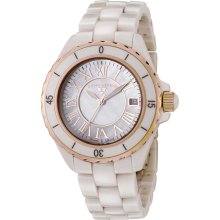 Swiss Legend 20050-BGWRR Beige w/ Rose Gold Plated Karamica Ceramic Watch Women