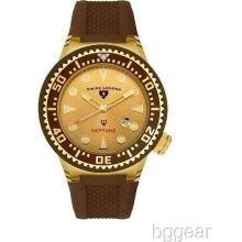 Swiss Legend Men's Neptune Gold & Brown Watch