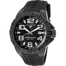 Swiss Legend Super Shield 40117-bb-01 Gents Rrp Â£400 Date Watch