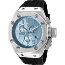 SWISS LEGEND Watches Men's Trimix Diver Chronograph Light Blue Dial Bl