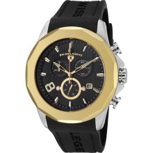 SWISS LEGEND Watches Men's Monte Carlo Chronograph Black Textured Dial