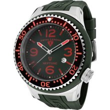 SWISS LEGEND Watches Men's Neptune Hunter Green Dial Hunter Green Sili