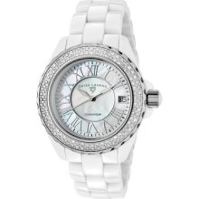 SWISS LEGEND Watches Women's Karamica Diamond White Ceramic White Cer