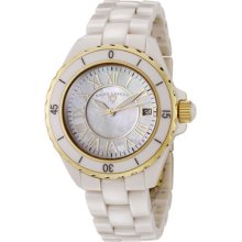 Swiss Legend Women's Karamica Cream High Tech Ceramic