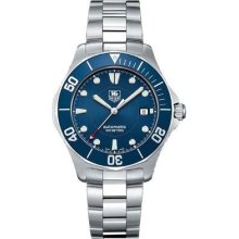 Tag Heuer Aquaracer Men's Stainless Steel Blue Dial Automatic Watch Wab2011
