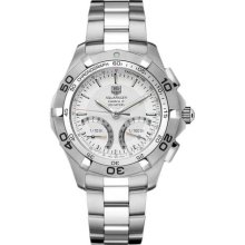 Tag Heuer Silver Dial Aquaracer Watch ...