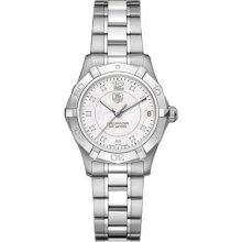 Tag Heuer White MOP Dial Automatic Aquaracer Watch (WAF1312.BA081 ...