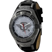 Tapout Silver-tone Water-resistanct Canvas-strap TKO Gun Metal Watch