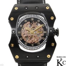 TECHNO COM Automatic Movement Diamond Men's Watch