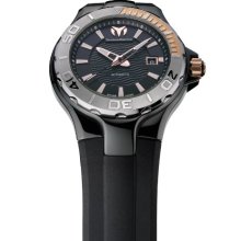 Technomarine Cruise Ceramic Black Dial Automatic Mens Watch 110035