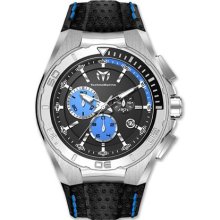 TechnoMarine Cruise Steel Mens Blue Chronograph Dial Watch