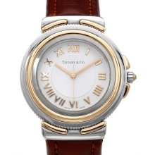 Tiffany & Co. Men's Intaglio Tiffany Watch in 18K & SS 8/10 Condition