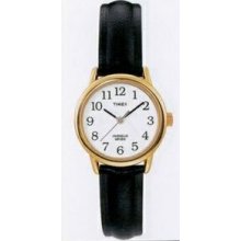 Timex Black/Gold Core Easy Reader Mid Size Watch